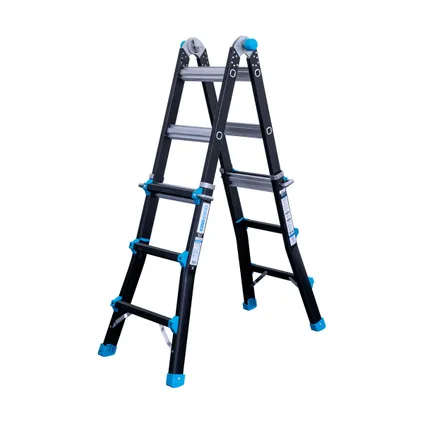 Eurostairs Vouwladder - Professionele ladder - 4x3 sporten - 33 posities 4