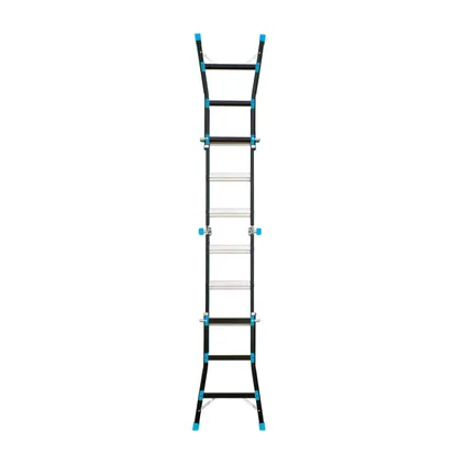 Eurostairs Vouwladder - Professionele ladder - 4x3 sporten - 33 posities 6