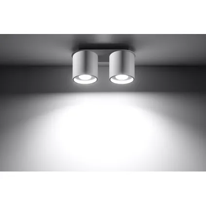 Sollux plafondlamp Orbis 2 lichts wit 3