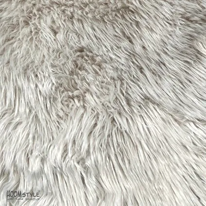 HOOMstyle Peau de Mouton Oslo - Tapis - Imitation Fourrure - 60 x 90 cm - Blanc Cassé 8