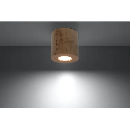Sollux plafondlamp Orbis hout 3