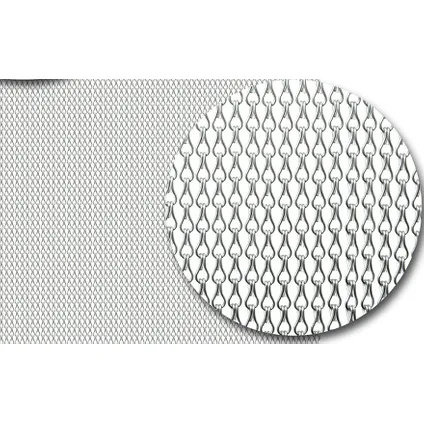 Aluminium vliegengordijn Zilver Mat 2