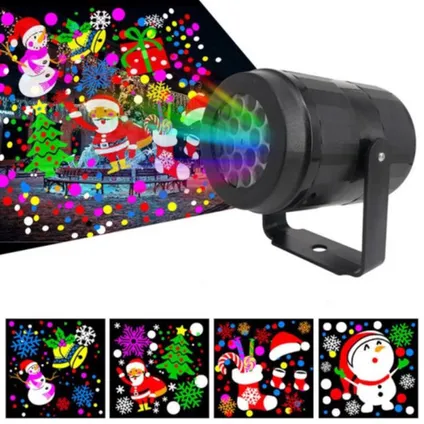 Projecteur de Noël à LED - Effet flocon de neige - Lumières de Noël -  Intérieur & Extérieur