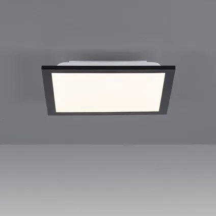 Paul Neuhaus plafondlamp Flat 30 x 30cm zwart 3
