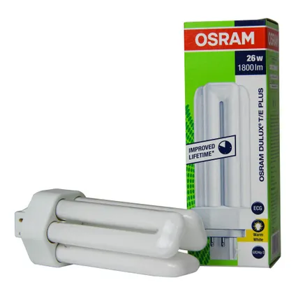 Osram Dulux T/E Plus 26W 830 | Warm Wit - 4-Pin 2