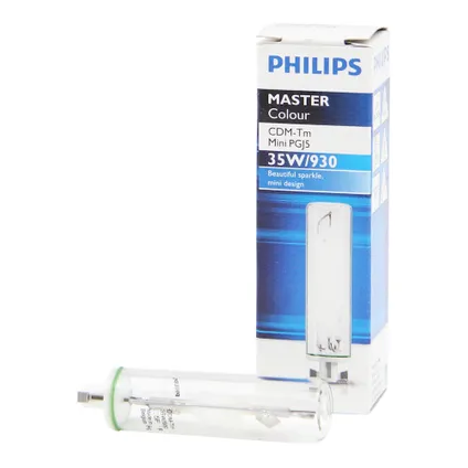 Philips MASTERColour PGJ5 CDM-Tm Elite Mini 35W - 930 Warm Wit | Beste Kleurweergave