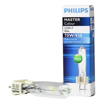 Philips MASTERColour G12 CDM-T Elite 70W - 930 Warm Wit | Beste Kleurweergave