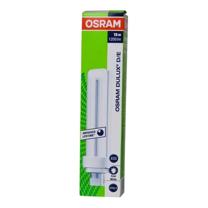 Osram Dulux D/E 18W 840 | Koel Wit - 4-Pin 3