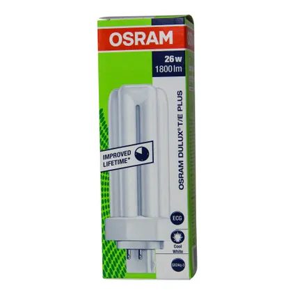 Osram Dulux T/E Plus 26W 840 | Koel Wit - 4-Pin 3