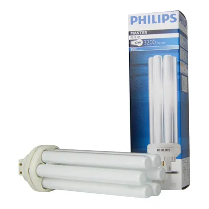 Philips MASTER PL-T 42W - 830 Warm Wit | 4 Pin