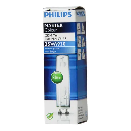 Philips MASTERColour GU6.5 CDM-Tm Elite Mini 35W - 930 Warm Wit | Beste Kleurweergave 3