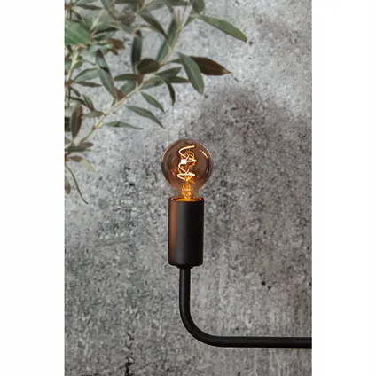 Kogellamp - E14 - 3W - Super Warm Wit <2200K - Filament - Rookglas 4