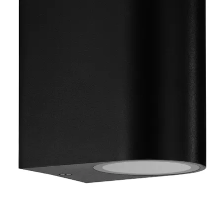 EGLO wandlamp Scogliera-E rond zwart 2xGU10 3