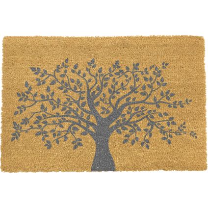 Artsy Mats Country Home - Tree of Life - Paillasson gris extra-large (90 x 60cm)