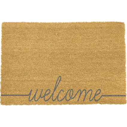Artsy Mats Country Home - Welcome - Paillasson gris extra-large (90 x 60cm)