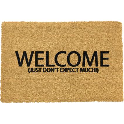 Artsy Mats Paillasson Welcome Don't Expect Much (60 x 40cm)