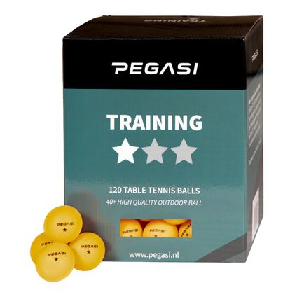 Pegasi - 1 ster pingpong ballen 120st. Oranje