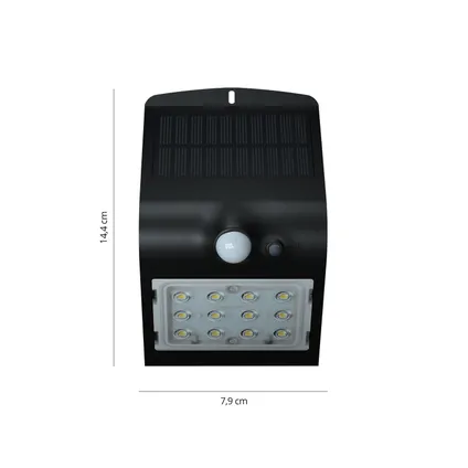 FlinQ Solar Lamp Geisha - Lampe d'extérieur - Applique - Noir 5
