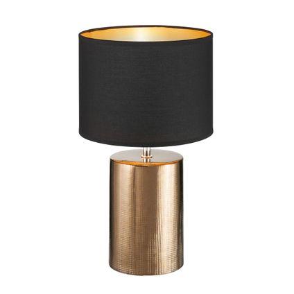 Fischer & Honsel tafellamp Bronz brons zwart ⌀24cm E27