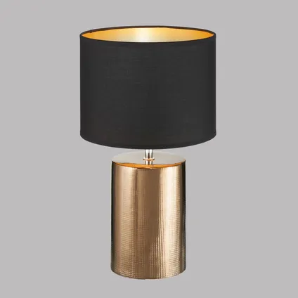 Fischer & Honsel tafellamp Bronz brons zwart ⌀24cm E27 2