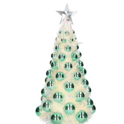 Bellatio decorations Kerstboom - kunst - mini - groen - 40 cm 2