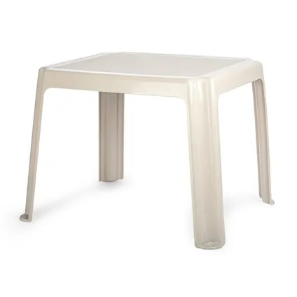 Forte Plastics Kunststof kindertafel - beige - 55 x 66 x 43 cm 2