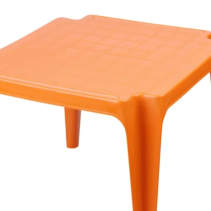 Sunnydays Kindertafel - oranje - kunststof - L56 x B51 x H44 cm 2