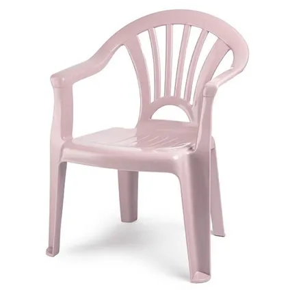 Plasticforte Kinderstoel van kunststof - roze - 35 x 28 x 50 cm 2