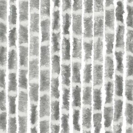Travellife Chenille vliegengordijn Streep grijs/wit 56x185cm