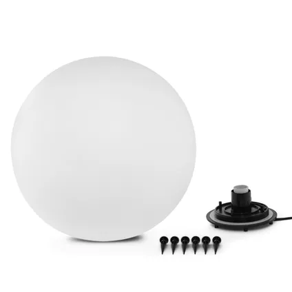 Lampe d'extérieur Ylumen Globe Ø 40cm blanc 6
