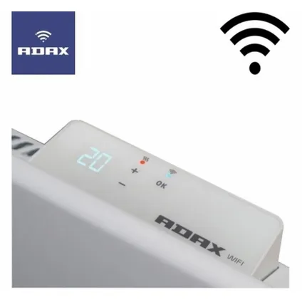 Adax Neo - Elektrische Verwarming - Wifi - 33 x 75 cm 800 Watt 4