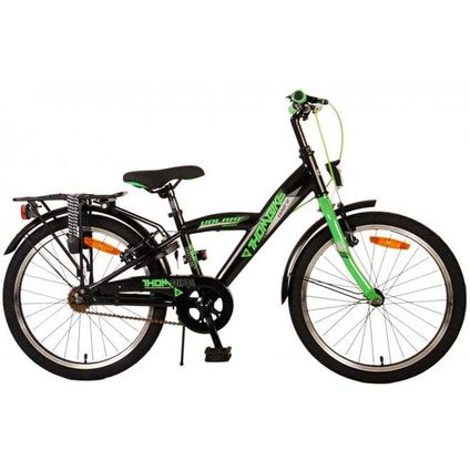 Volare Thombike Children's Bike - Boys - 20 pouces - Noir Vert - deux freins à main