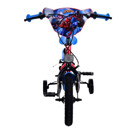 Ultimate Spider-Man Kinderfiets - Jongens - 12 inch - Blauw/Rood - Twee handremmen 7
