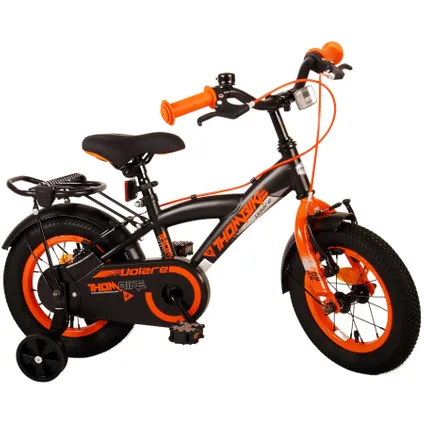 Volare Thombike Children's Bike - Boys - 12 pouces - Noir Orange - deux freins à main 3