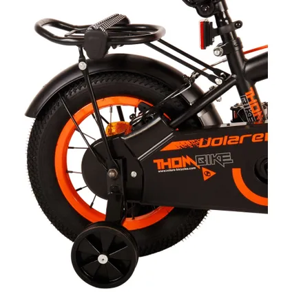 Volare Thombike Children's Bike - Boys - 12 pouces - Noir Orange - deux freins à main 4