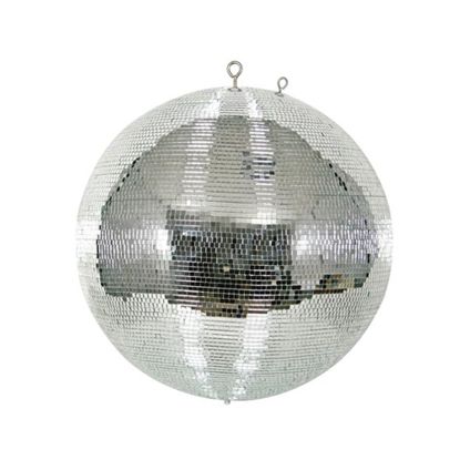 HQ-Power Boule à facettes disco Ø 50 cm, effets lumineux spectaculaires pour les fêtes, Verre