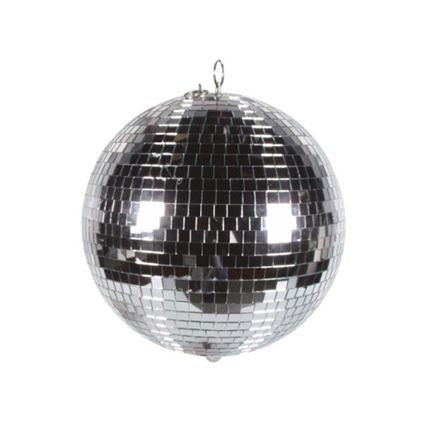 HQ-Power Disco spiegelbol Ø 30 cm, spectaculaire lichteffecten voor feestjes, Glas