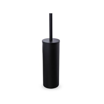 VDN Stainless Toiletborstel met houder - Toiletborstelhouder - Zwart - RVS - Vrijstaand