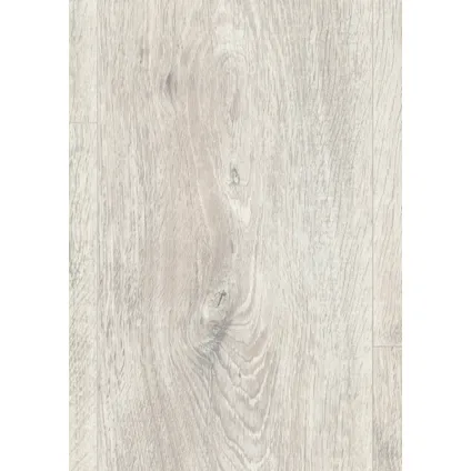 EGGER Revêtement de sol écologique GreenTec EHD030 Chêne Waltham blanc, 7,5mm, 2,542m² 2
