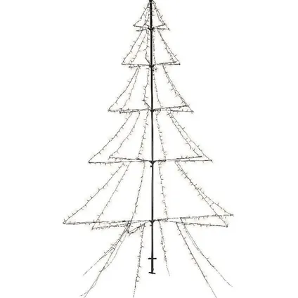 Lumineo Kerstverlichting figuur - kerstboom - LED - 200 cm