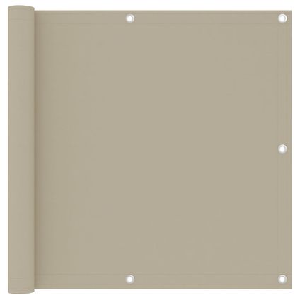 vidaXL Balkonscherm 90x300 cm oxford stof beige
