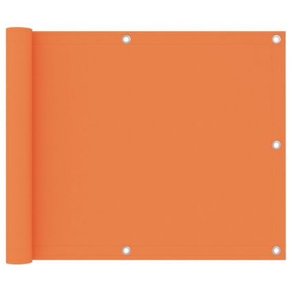 vidaXL Balkonscherm 75x600 cm oxford stof oranje