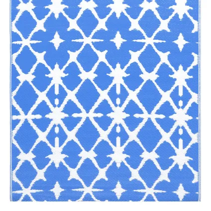 vidaXL Tapis d'extérieur Bleu et blanc 160x230 cm PP 4