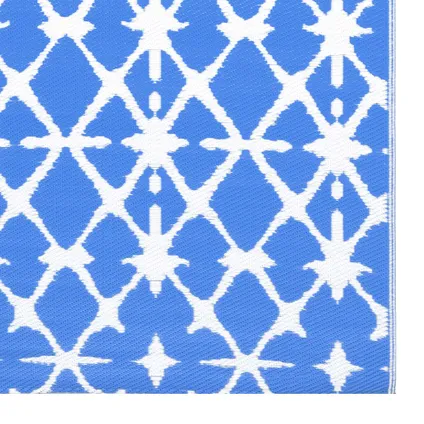vidaXL Tapis d'extérieur Bleu et blanc 160x230 cm PP 5