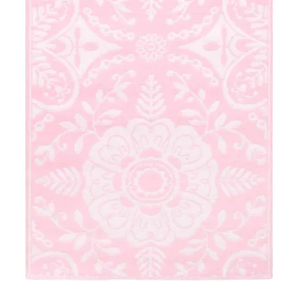 vidaXL Buitenkleed 120x180 cm PP roze 4