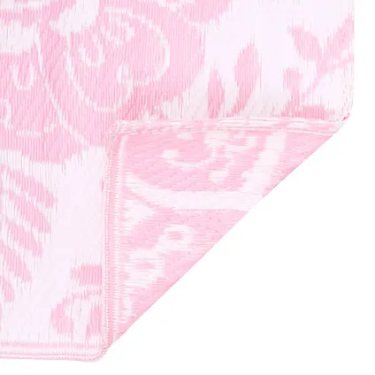 vidaXL Buitenkleed 120x180 cm PP roze 6