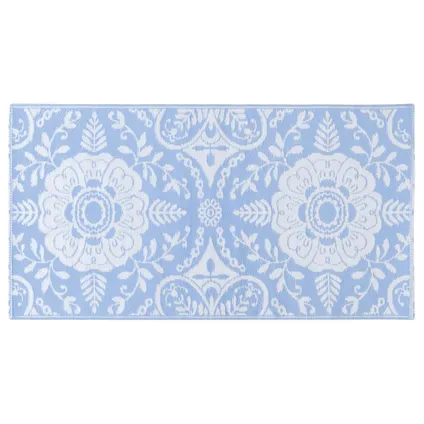 vidaXL Tapis d'extérieur Bleu azuré 160x230 cm PP 2