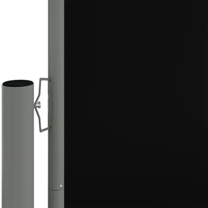 vidaXL Auvent latéral rétractable Noir 117x600 cm 2