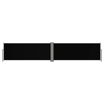 vidaXL Tuinscherm uittrekbaar 117x600 cm zwart 3