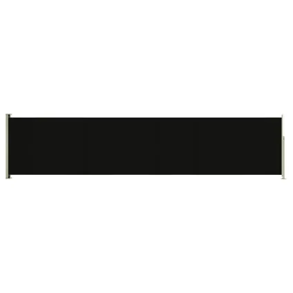 vidaXL Tuinscherm uittrekbaar 117x500 cm zwart 3
